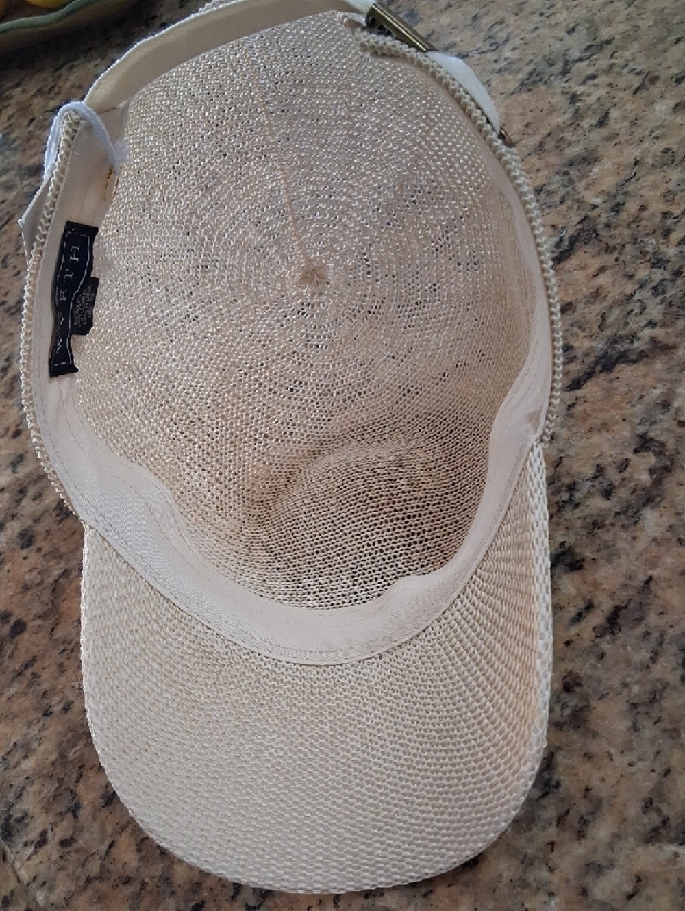 Wyeth by Todd Magill Cream Straw Baseball Cap - Picture 8 of 10